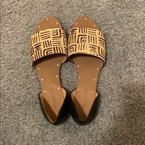 Madewell the Thea sandal in calf hair